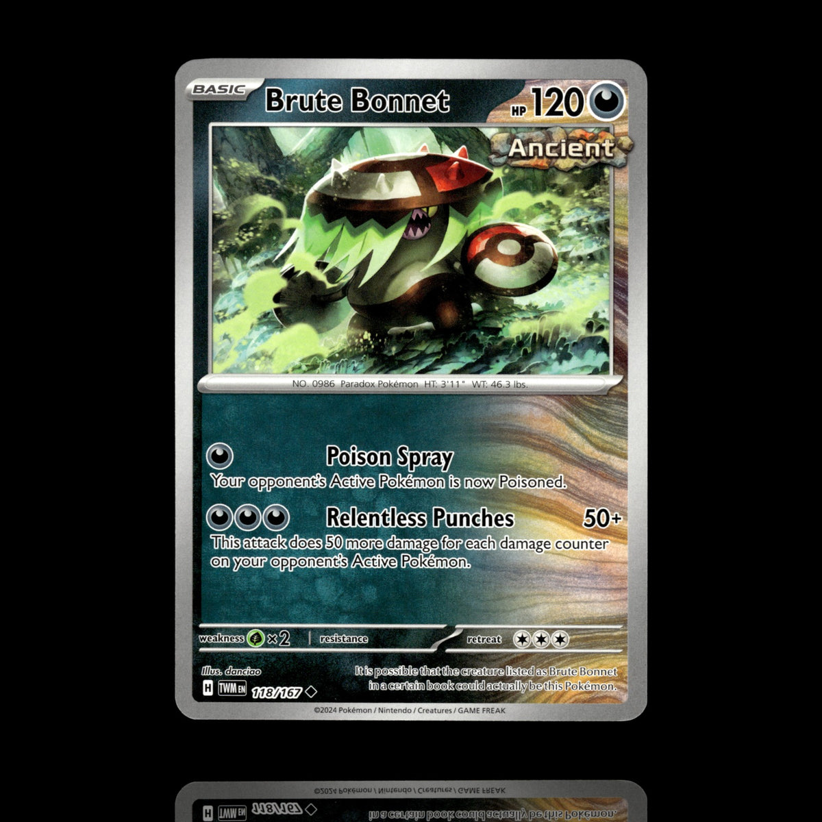 ▸ Brute Bonnet | SV06: Twilight Masquerade | Uncommon | 118/167 | NM