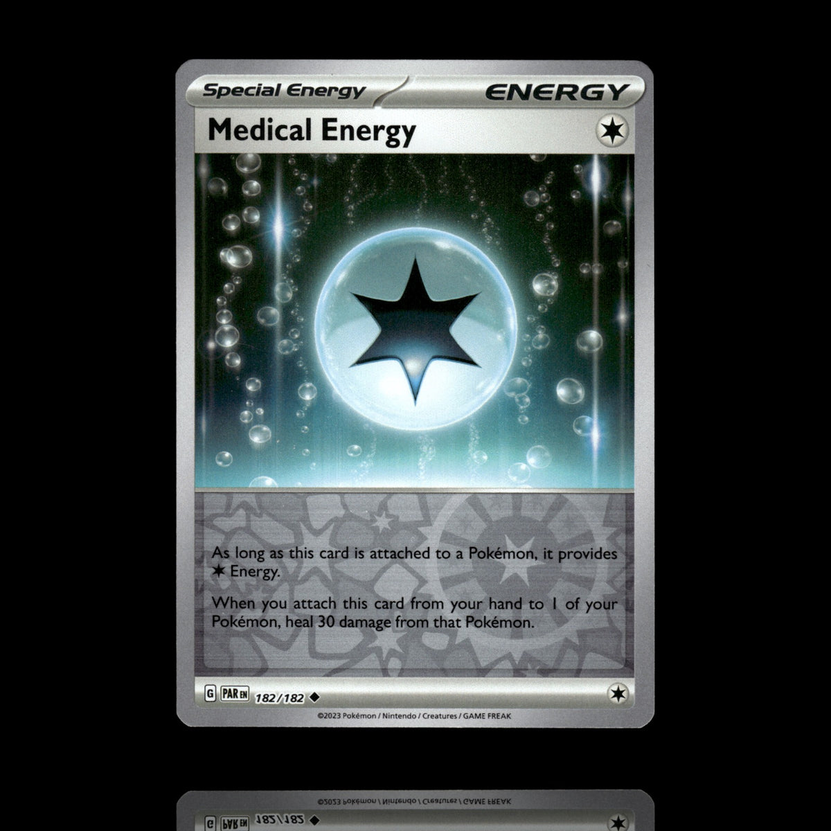 ▸ Medical Energy | SV04: Paradox Rift | Reverse Holo | 182/182 | NM