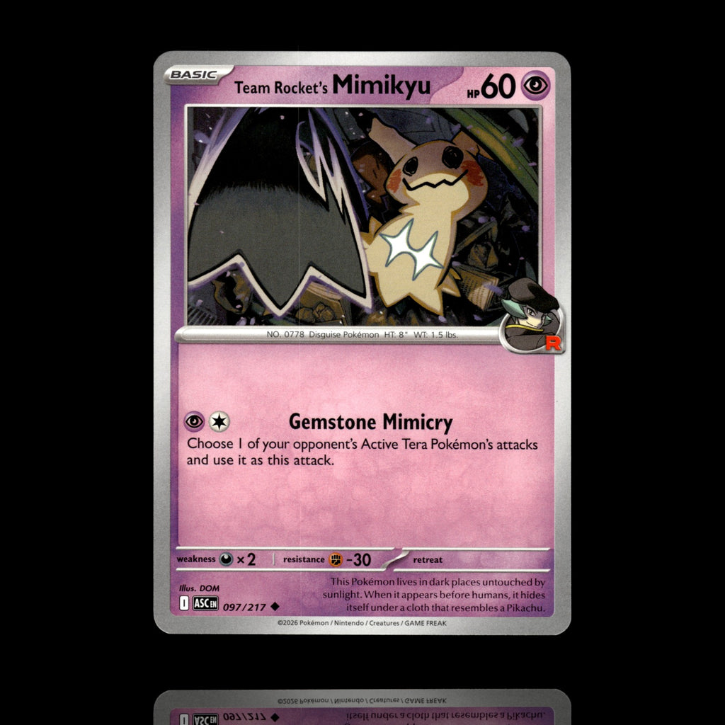 ▸ Team Rocket's Mimikyu | ME: Ascended Heroes | Uncommon | 097/217 | NM