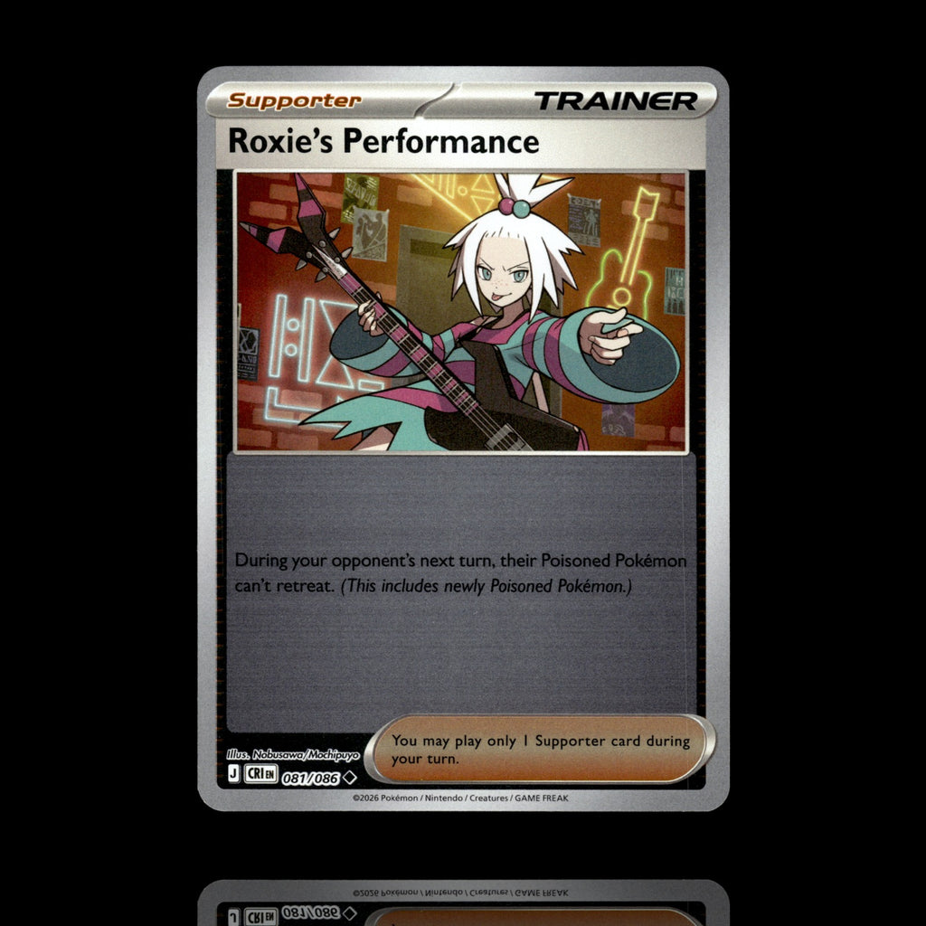 ▸ Roxie's Performance | ME04: Chaos Rising | Reverse Holo | 081/086 | NM