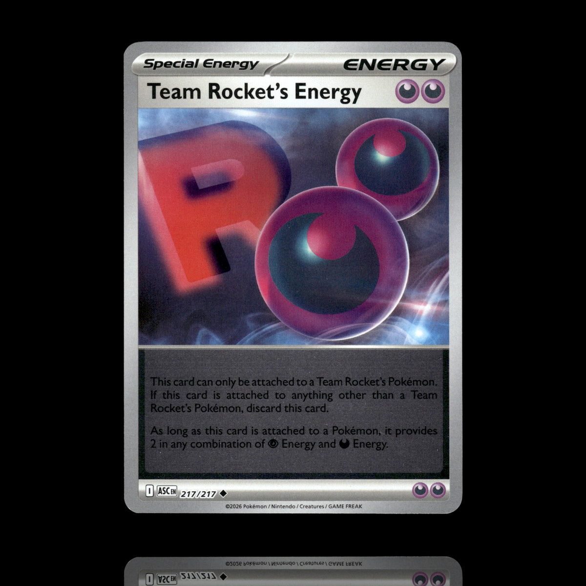 ▸ Team Rocket's Energy | ME: Ascended Heroes | Reverse Holo | 217/217 | NM