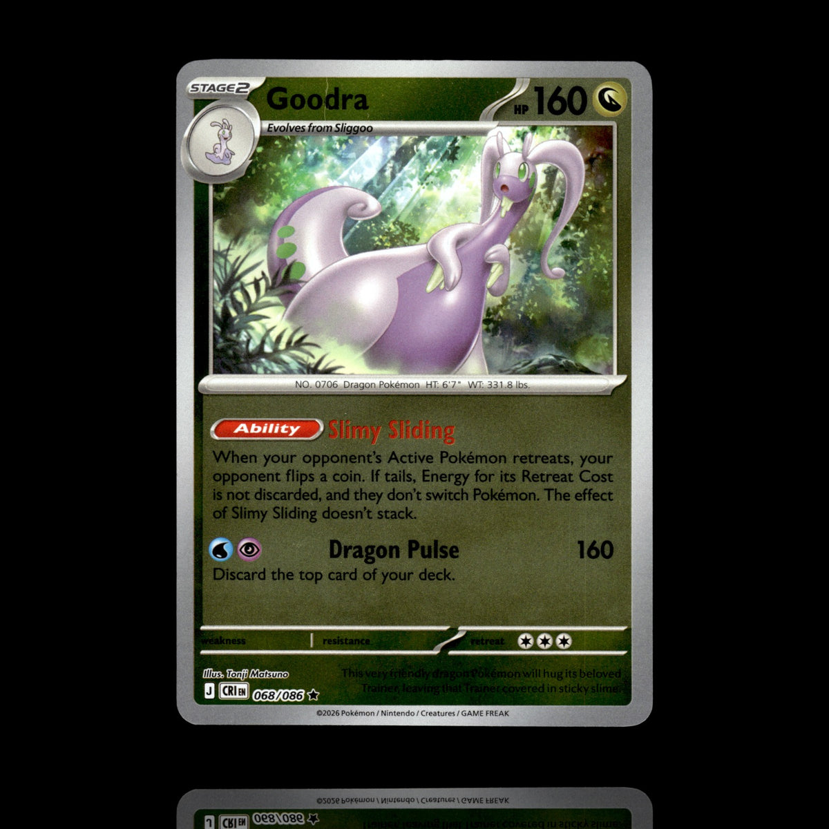 ▸ Goodra | ME04: Chaos Rising | Reverse Holo | 068/086 | NM