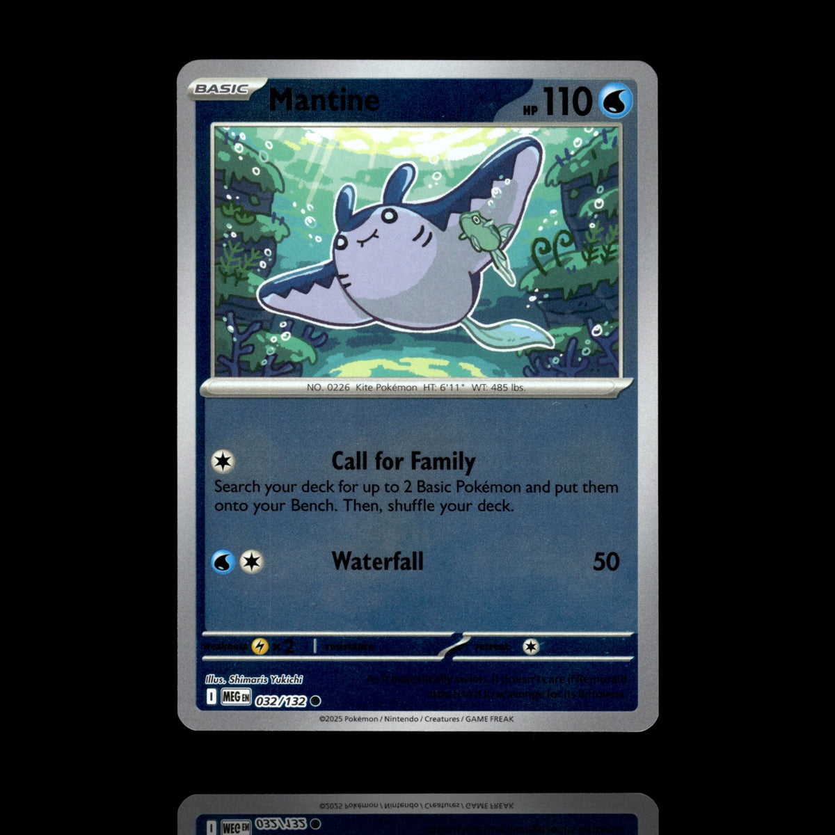 ▸ Mantine | ME01: Mega Evolution | Reverse Holo | 032/132 | NM