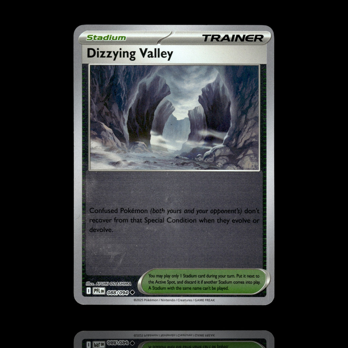 ▸ Dizzying Valley | ME02: Phantasmal Flames | Reverse Holo | 088/094 | NM
