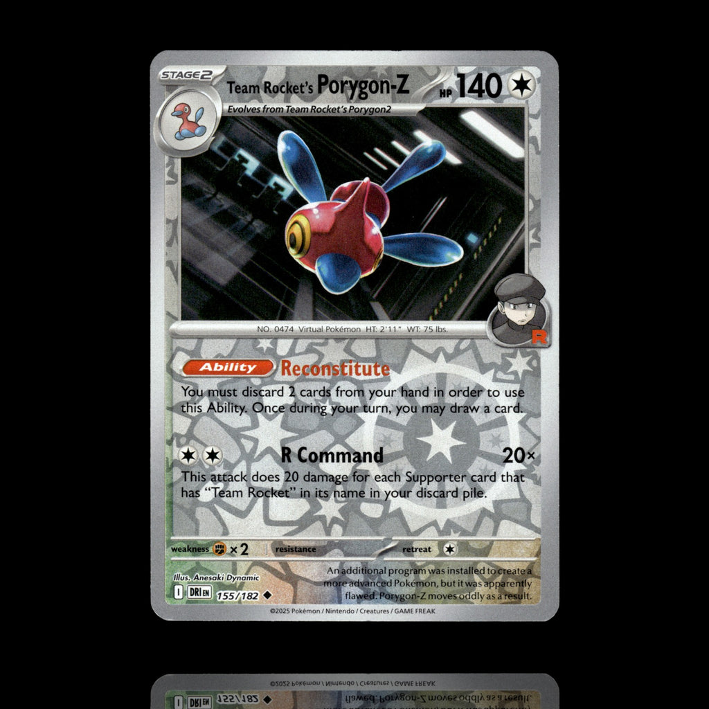 ▸ Team Rocket's Porygon-Z | SV10: Destined Rivals | Reverse Holo | 155/182 | NM