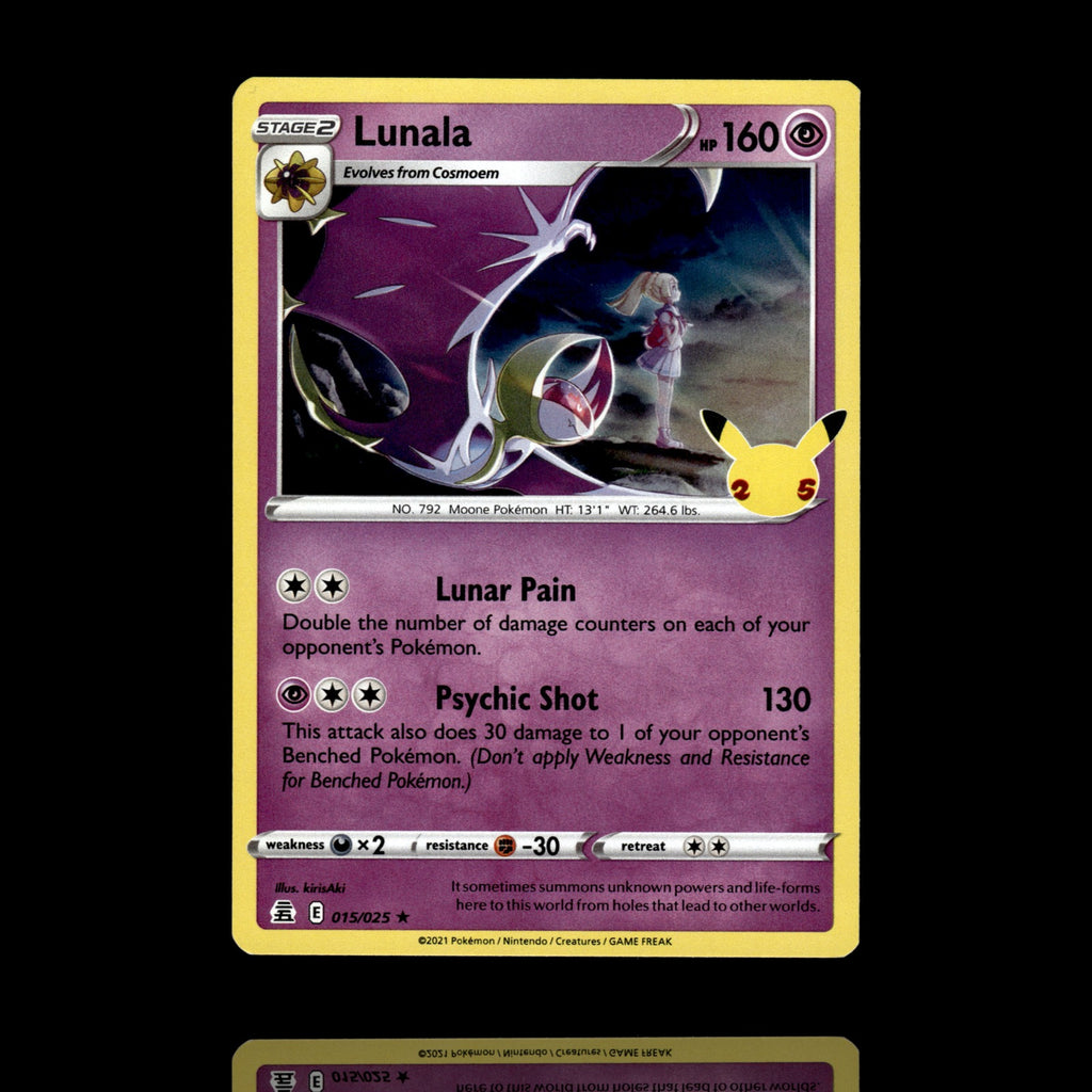 ▸ Lunala | Celebrations | Holo Rare | 015/025 | NM