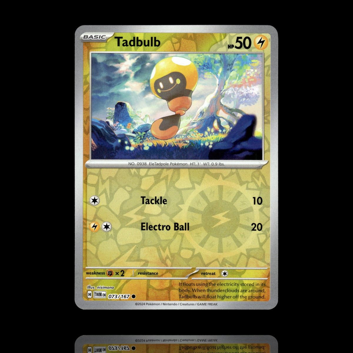 ▸ Tadbulb | SV06: Twilight Masquerade | Reverse Holo | 073/167 | NM