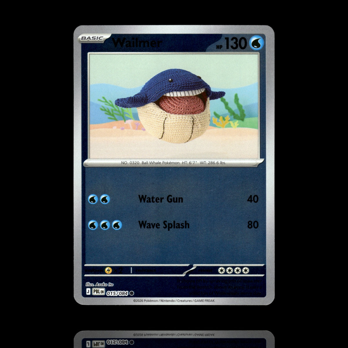 ▸ Wailmer | ME05: Pitch Black | Reverse Holo | 015/084 | NM
