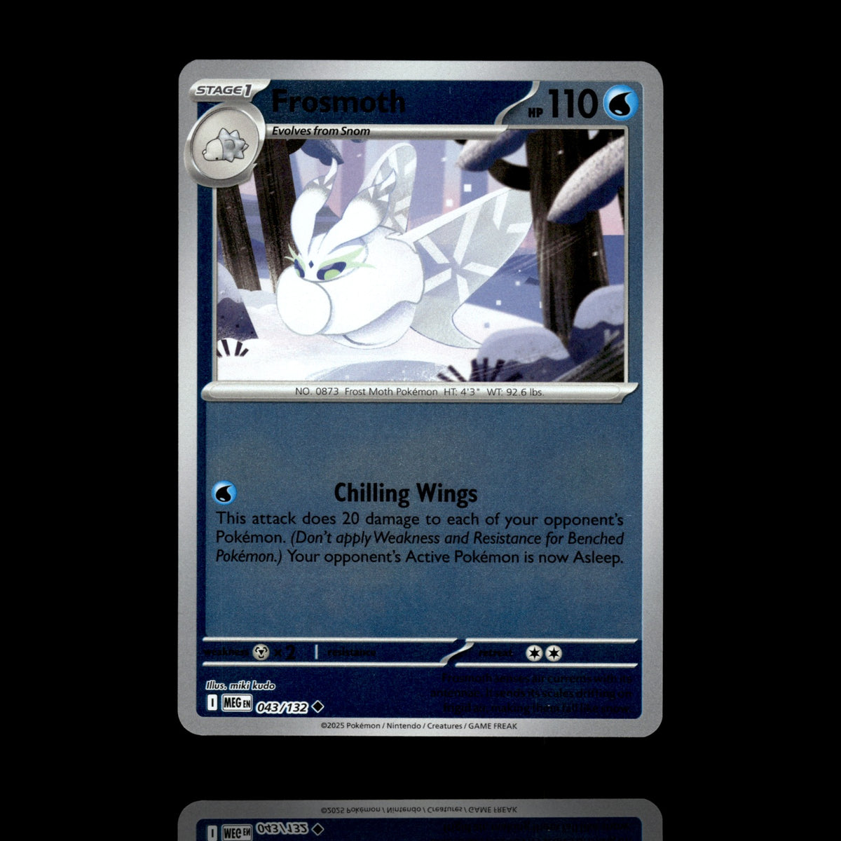▸ Frosmoth | ME01: Mega Evolution | Reverse Holo | 043/132 | NM