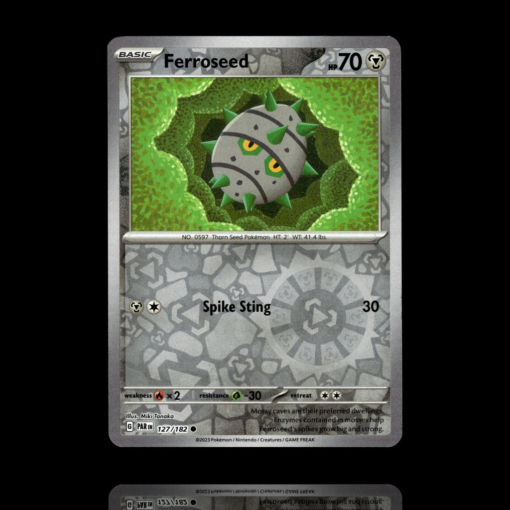 ▸ Ferroseed | SV04: Paradox Rift | Reverse Holo | 127/182 | NM