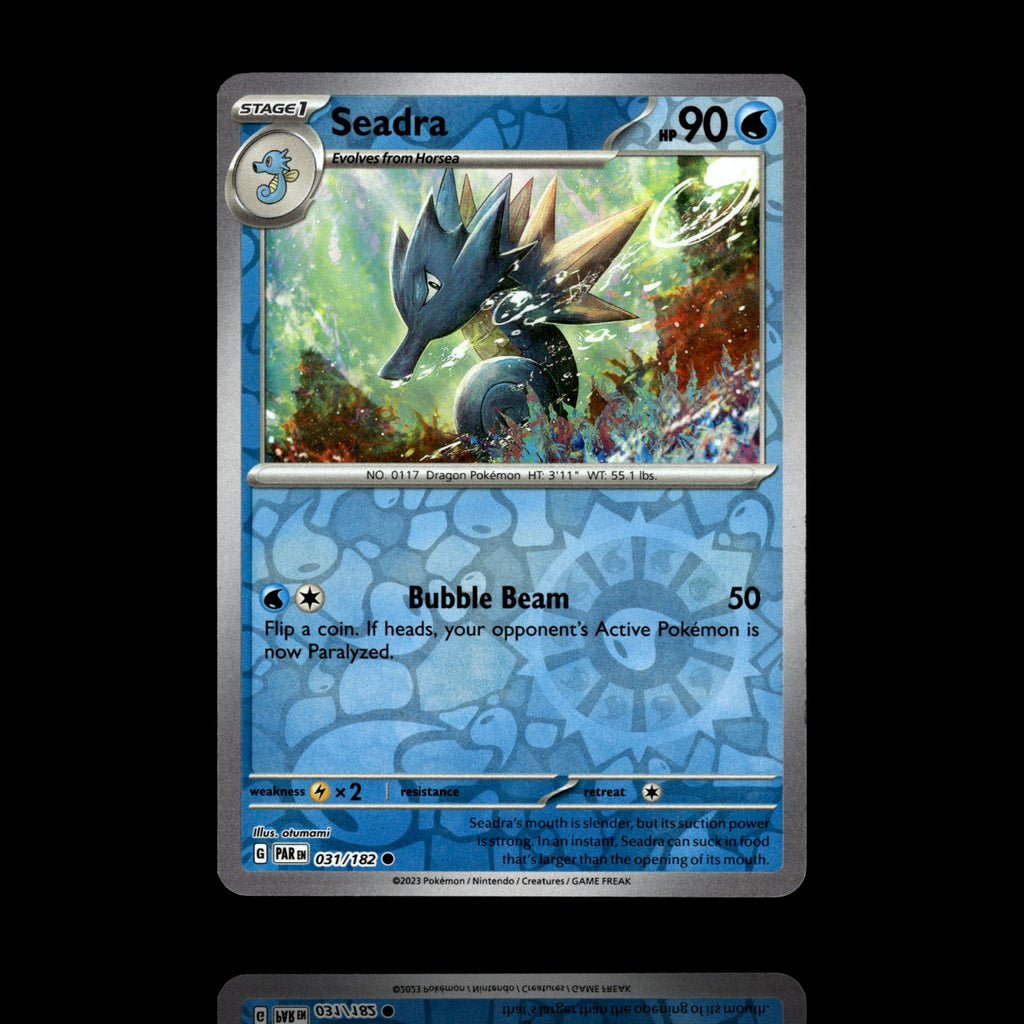 ▸ Seadra | SV04: Paradox Rift | Reverse Holo | 031/182 | NM