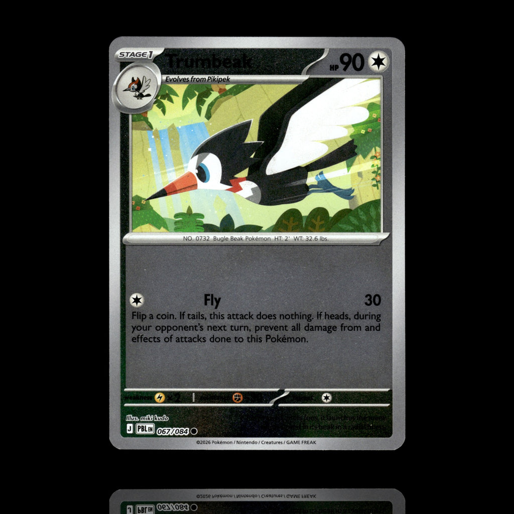 ▸ Trumbeak | ME05: Pitch Black | Reverse Holo | 067/084 | NM