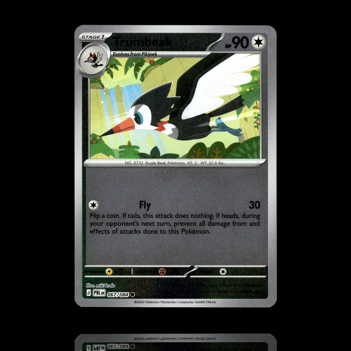 ▸ Trumbeak | ME05: Pitch Black | Reverse Holo | 067/084 | NM
