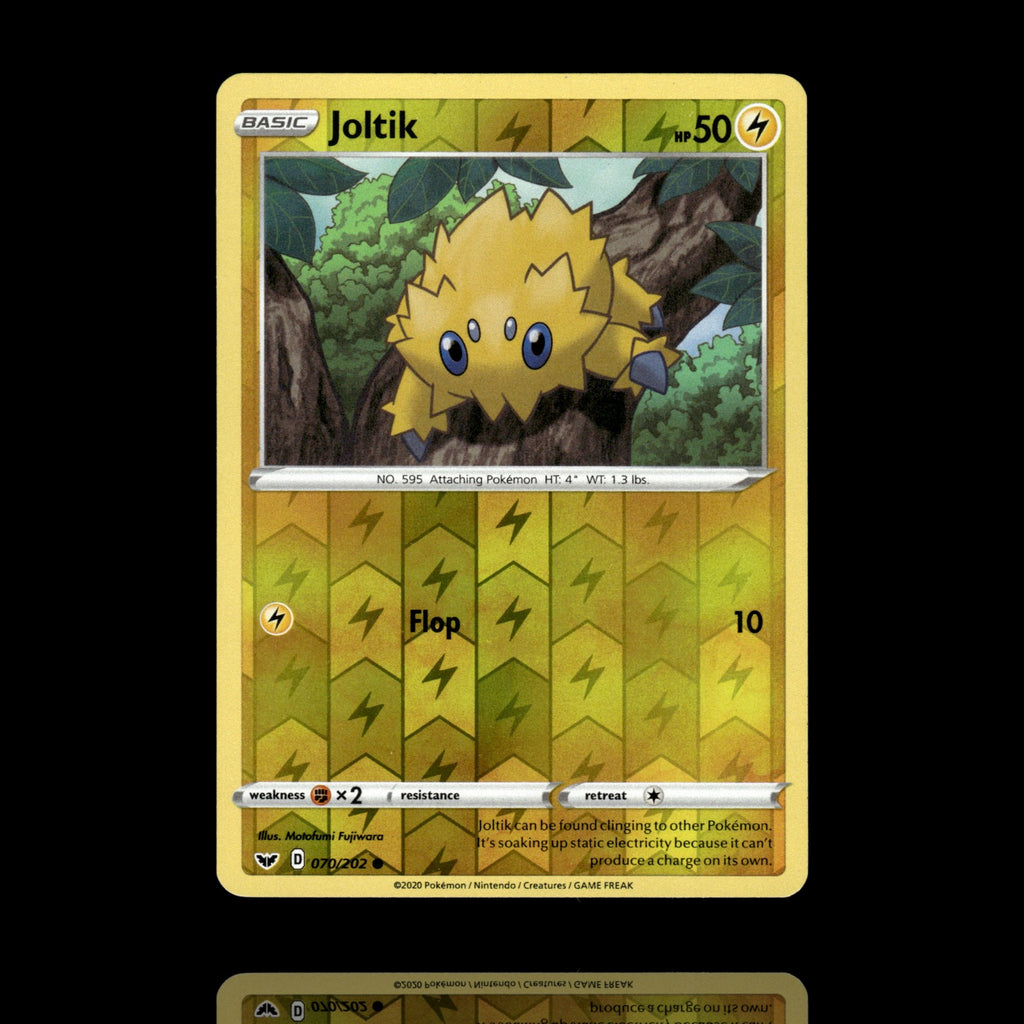 ▸ Joltik | SWSH01: Sword & Shield Base Set | Reverse Holo | 070/202 | NM