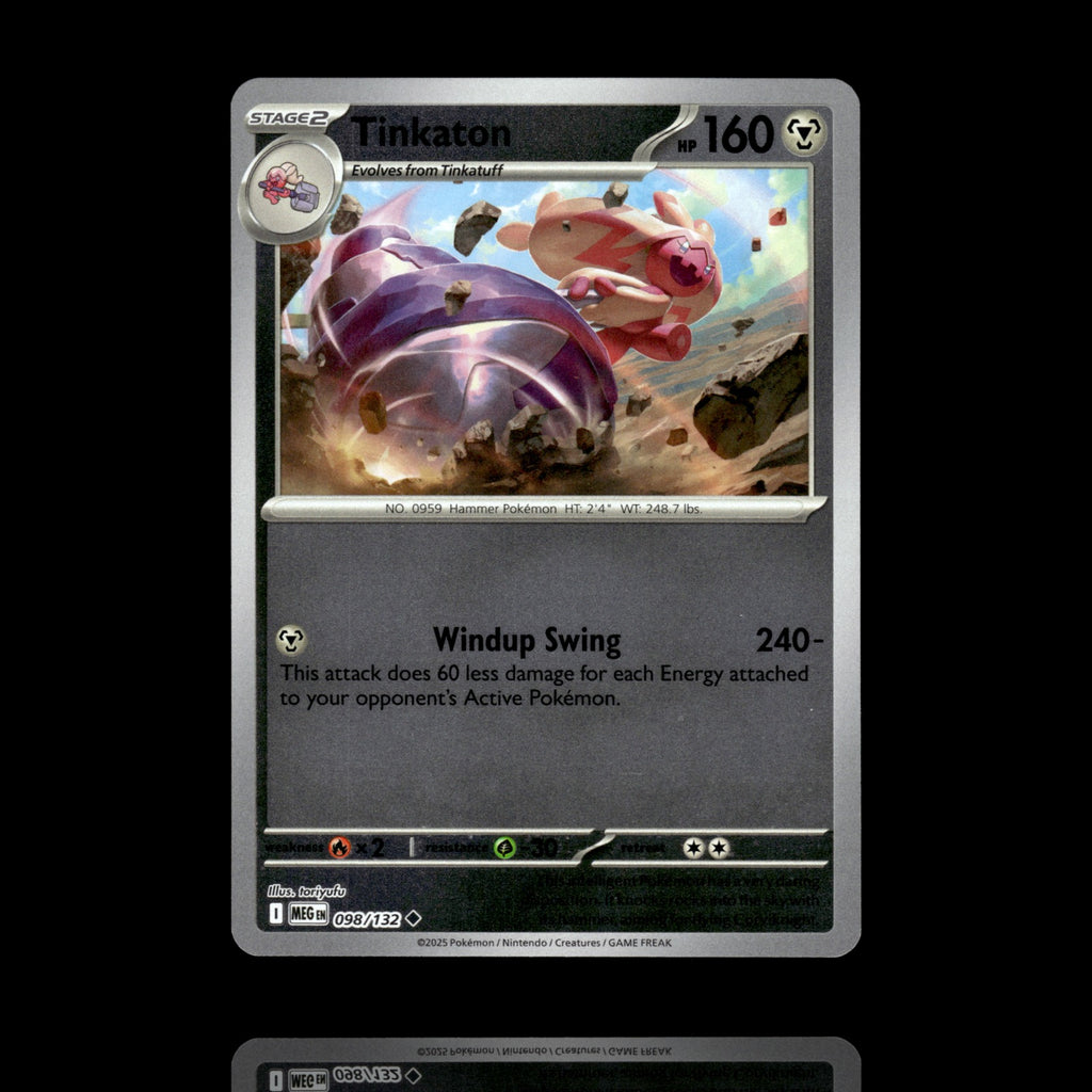 ▸ Tinkaton | ME01: Mega Evolution | Reverse Holo | 098/132 | NM