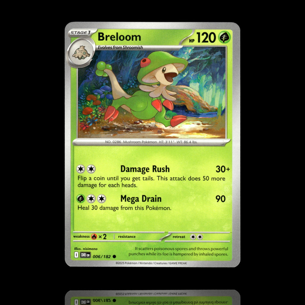 ▸ Breloom | SV10: Destined Rivals | Common | 006/182 | NM