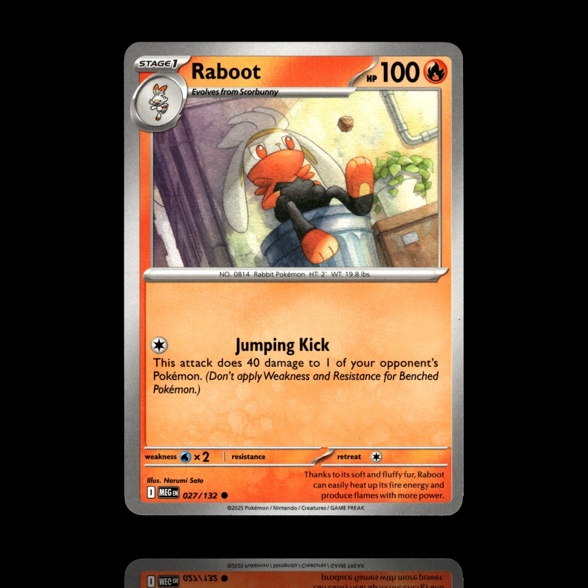 ▸ Raboot | ME01: Mega Evolution | Common | 027/132 | NM