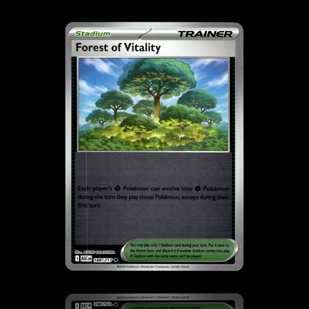 ▸ Forest of Vitality | ME: Ascended Heroes | Reverse Holo | 188/217 | NM