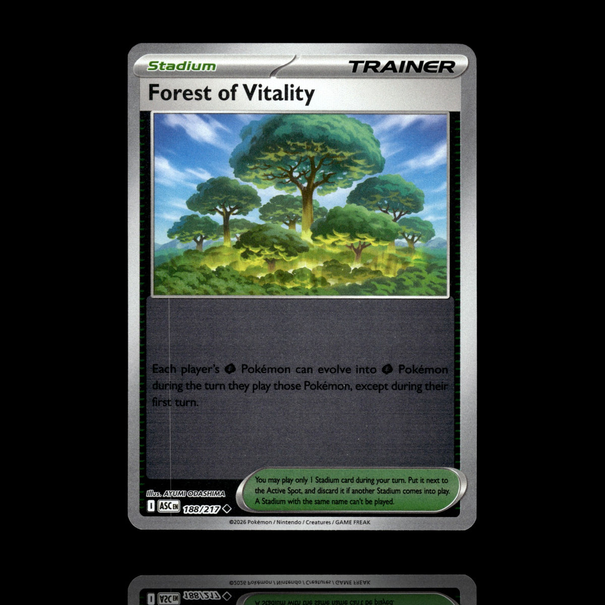 ▸ Forest of Vitality | ME: Ascended Heroes | Reverse Holo | 188/217 | NM
