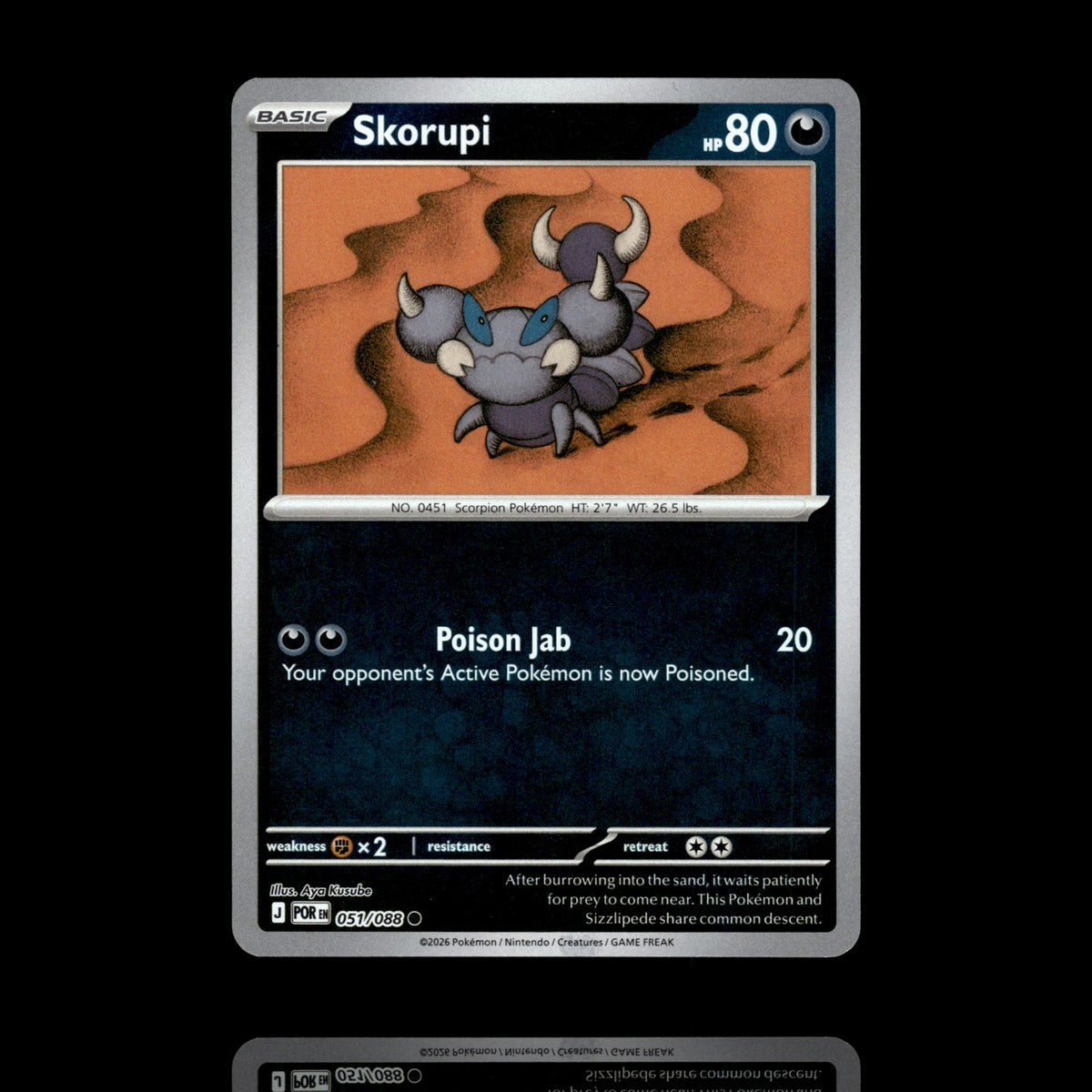 ▸ Skorupi | ME03: Perfect Order | Reverse Holo | 051/088 | NM