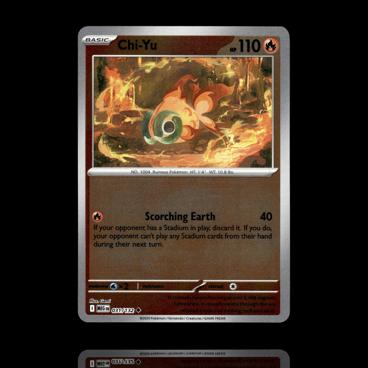 ▸ Chi-Yu | ME01: Mega Evolution | Reverse Holo | 031/132 | NM