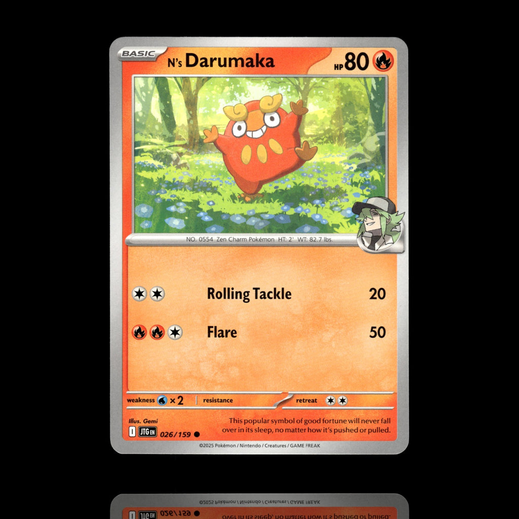 ▸ N's Darumaka | SV09: Journey Together | Common | 026/159 | NM