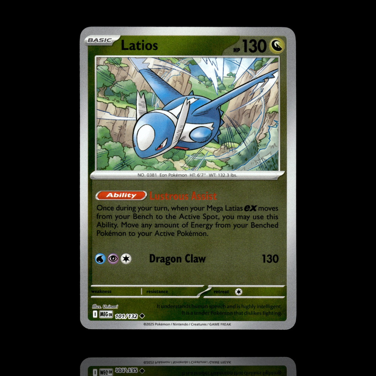▸ Latios | ME01: Mega Evolution | Reverse Holo | 101/132 | NM