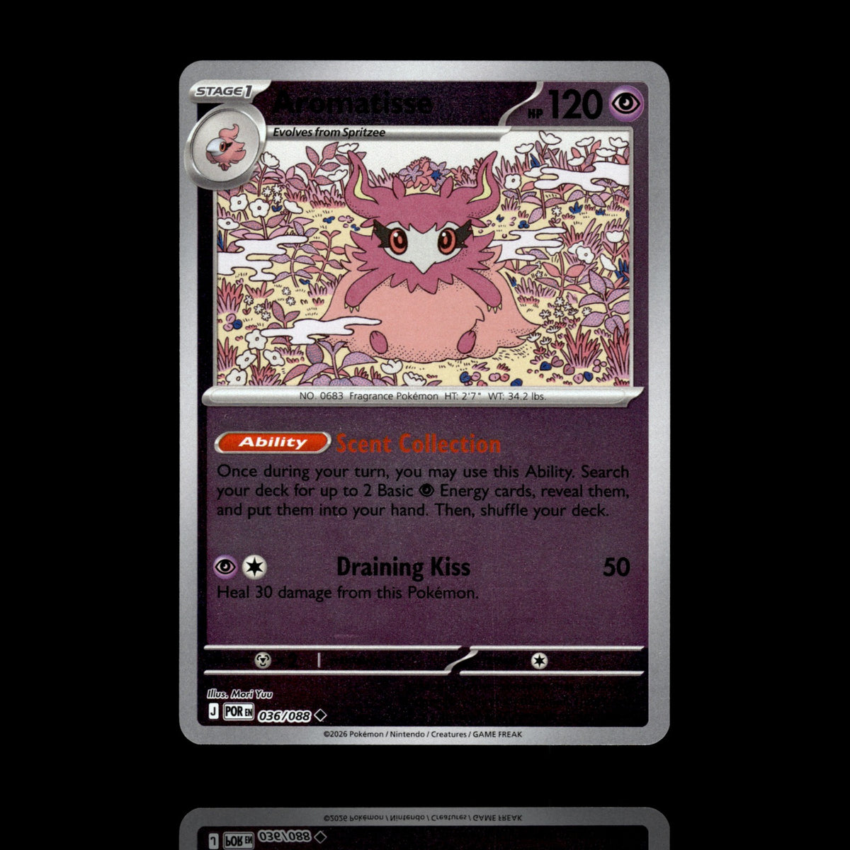 ▸ Aromatisse | ME03: Perfect Order | Reverse Holo | 036/088 | NM