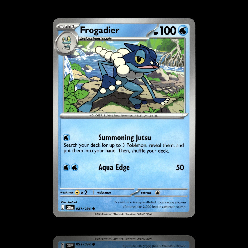 ▸ Frogadier | ME04: Chaos Rising | Common | 021/086 | NM