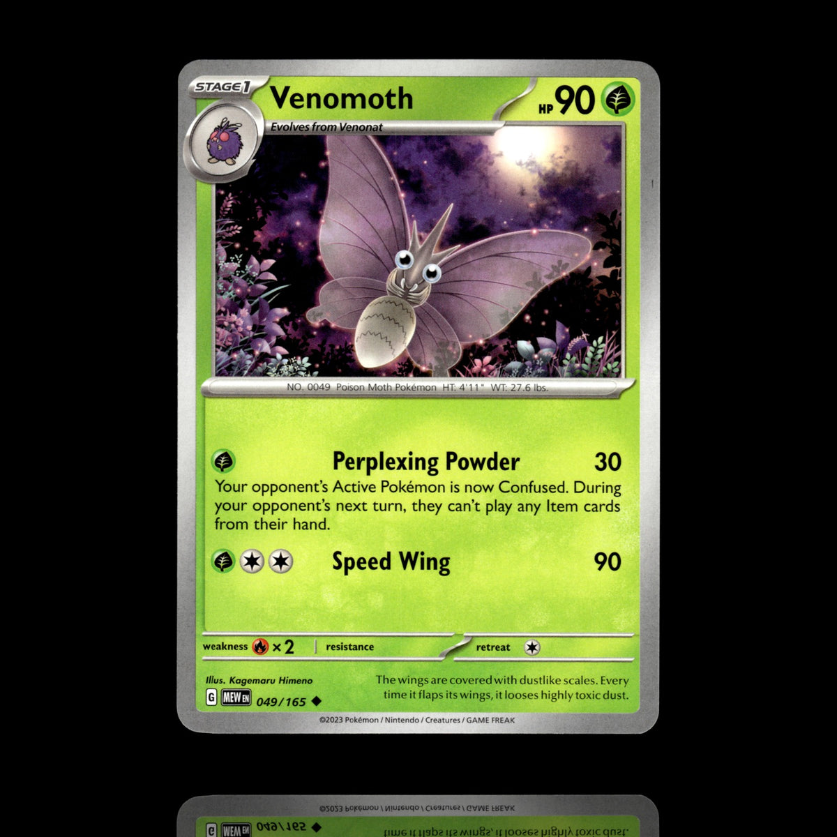 ▸ Venomoth | SV: Scarlet & Violet 151 | Uncommon | 049/165 | NM