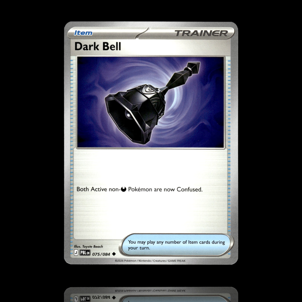 ▸ Dark Bell | ME05: Pitch Black | Uncommon | 075/084 | NM