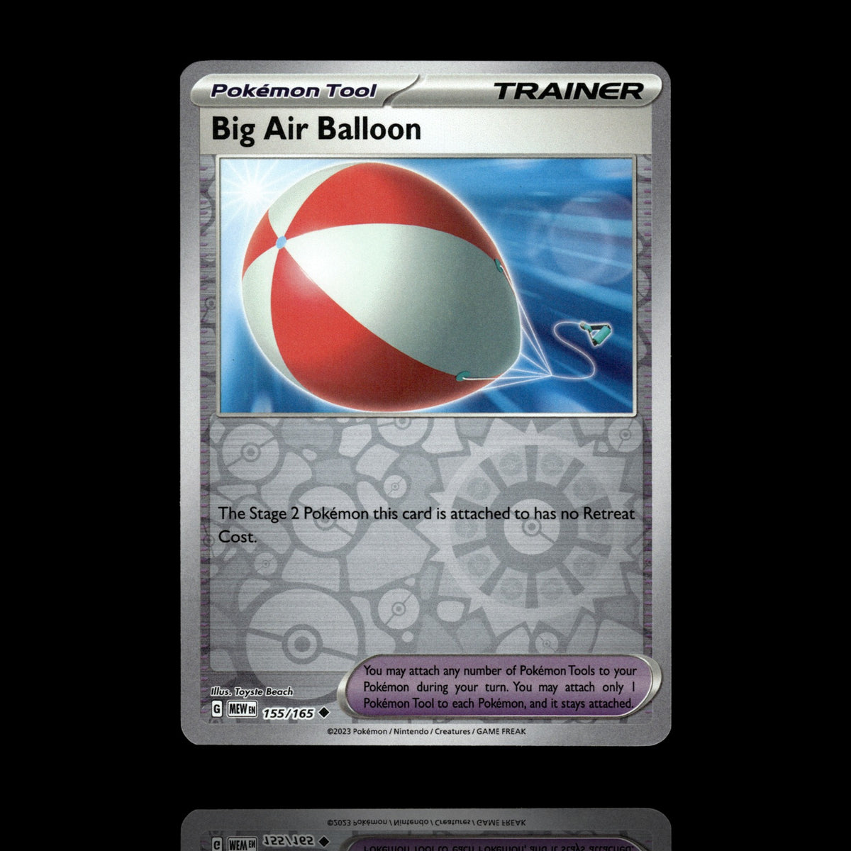 ▸ Big Air Balloon | SV: Scarlet & Violet 151 | Reverse Holo | 155/165 | NM