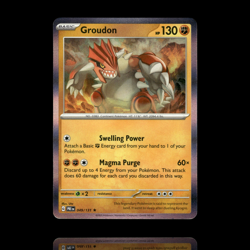 ▸ Groudon | SV: Prismatic Evolutions | Rare | 049/131 | NM