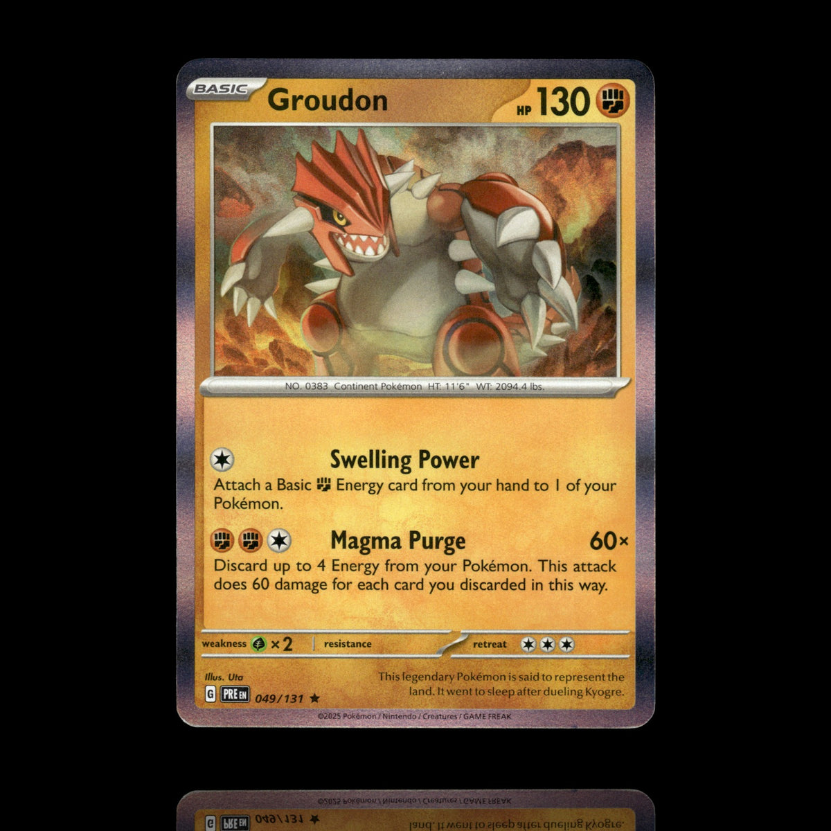▸ Groudon | SV: Prismatic Evolutions | Rare | 049/131 | NM