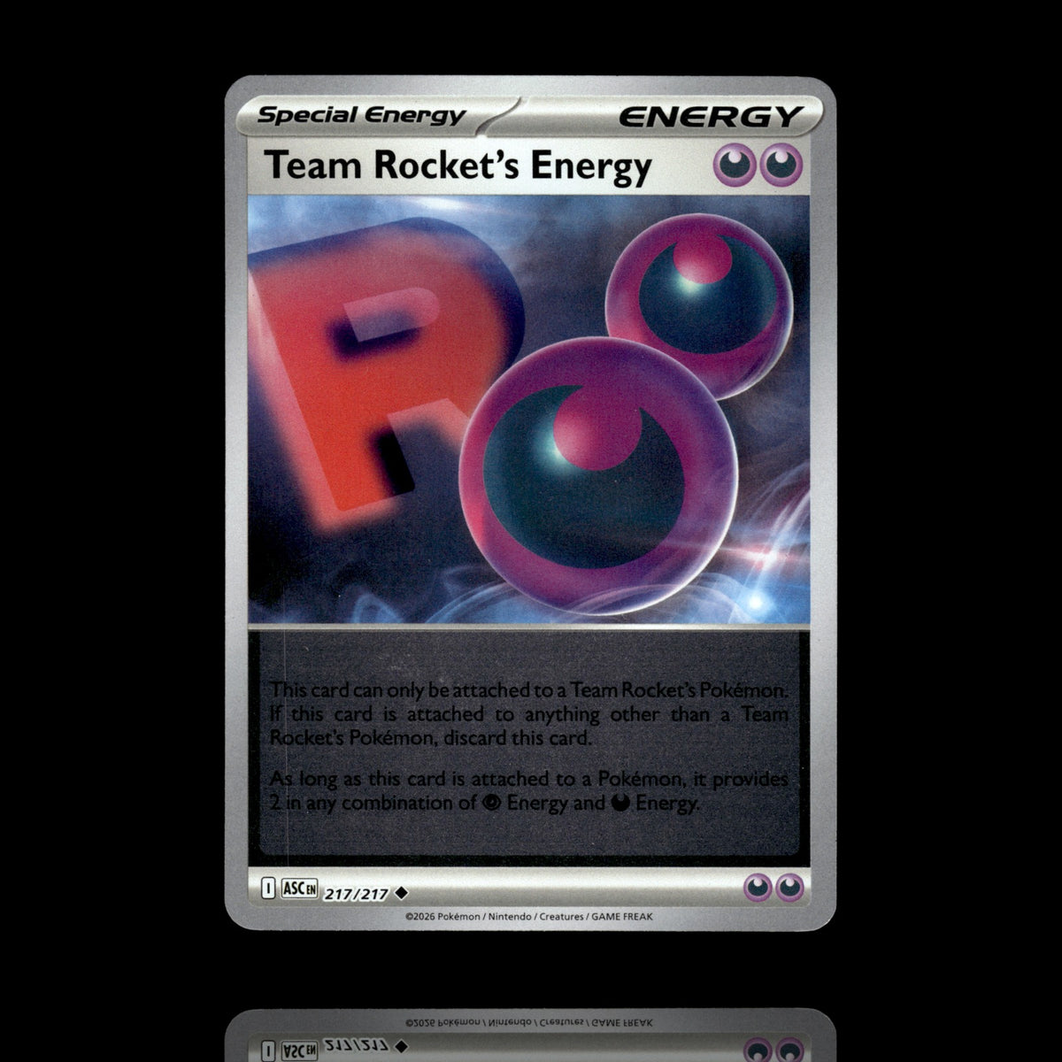 ▸ Team Rocket's Energy | ME: Ascended Heroes | Reverse Holo | 217/217 | NM