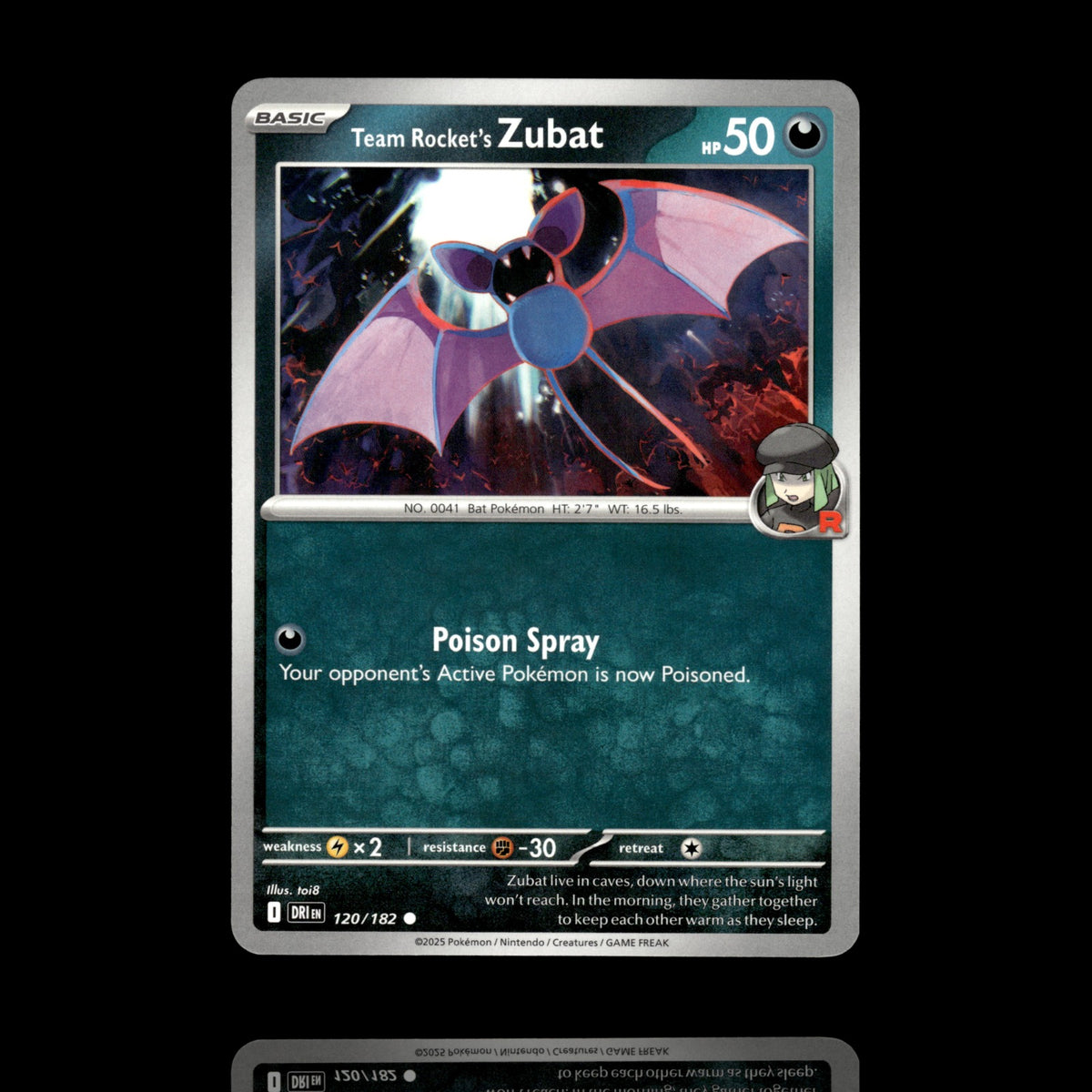 ▸ Team Rocket's Zubat | SV10: Destined Rivals | Common | 120/182 | NM