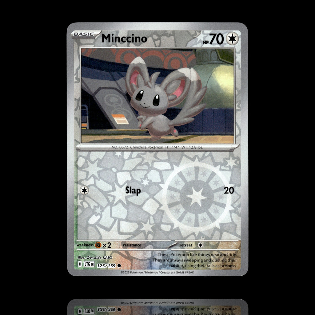 ▸ Minccino | SV09: Journey Together | Reverse Holo | 125/159 | NM