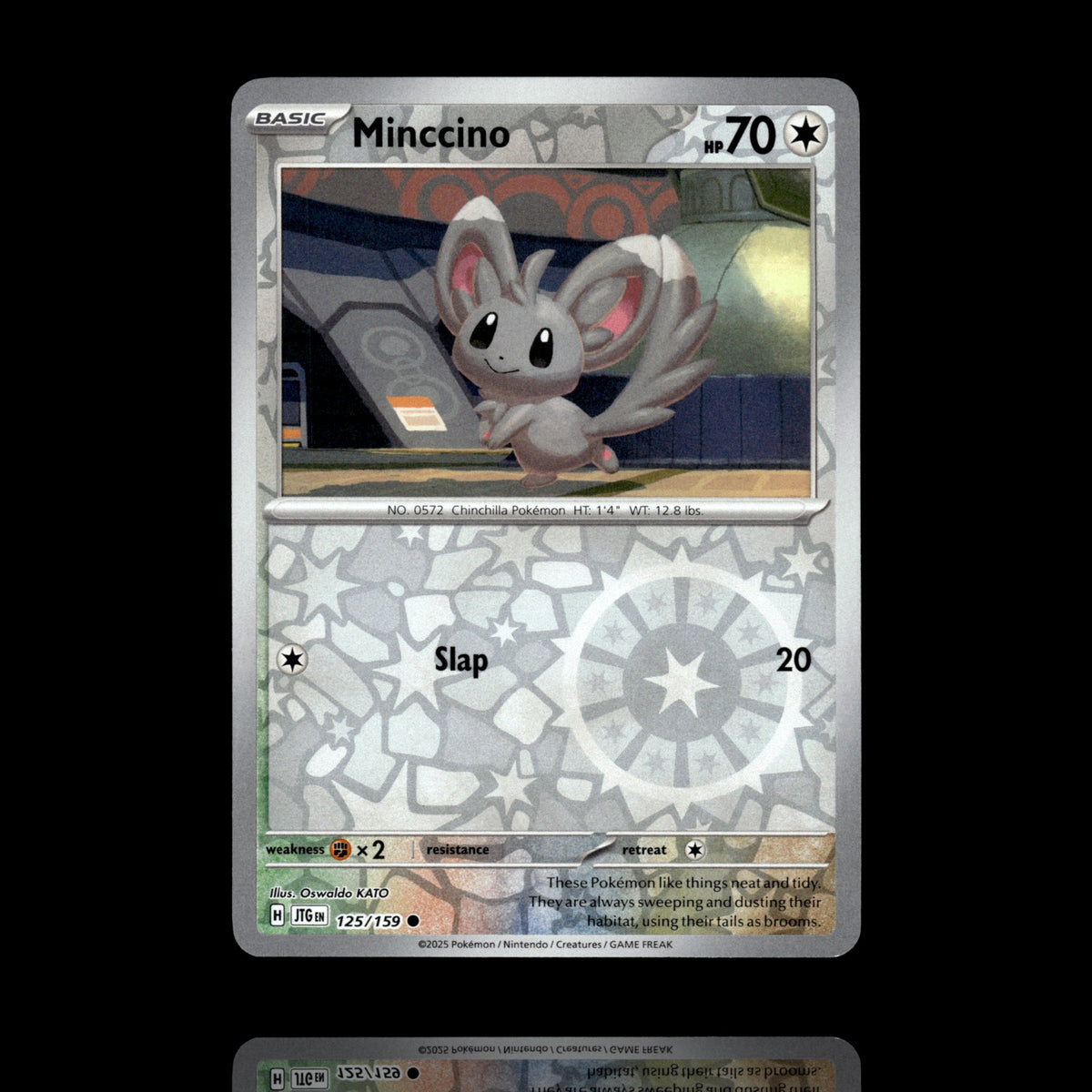 ▸ Minccino | SV09: Journey Together | Reverse Holo | 125/159 | NM