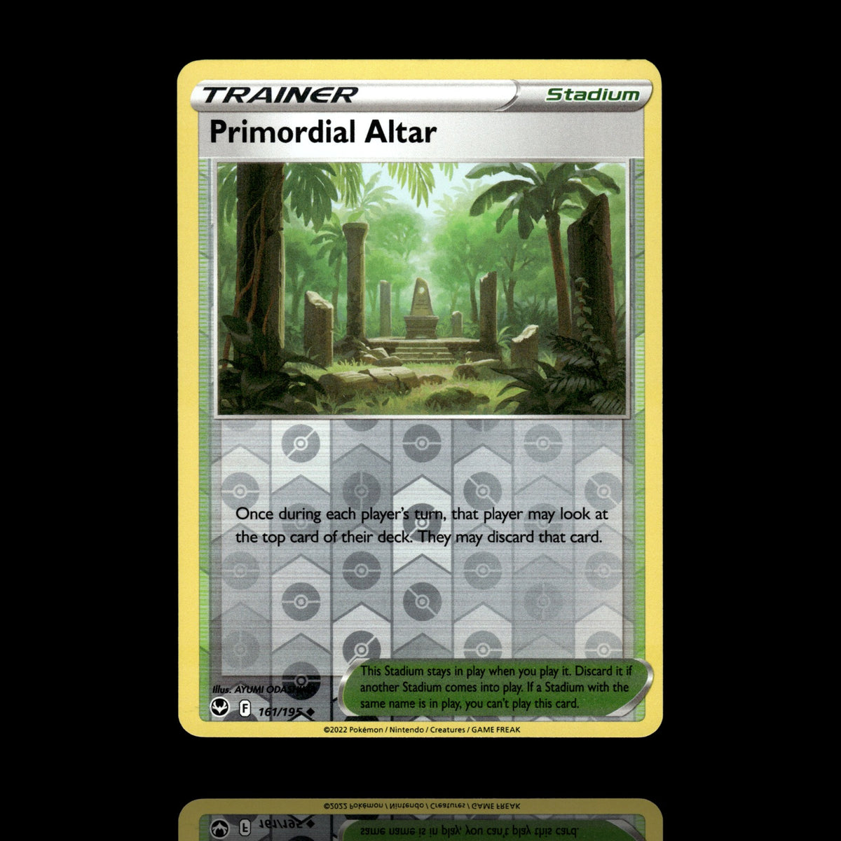 ▸ Primordial Altar | SWSH12: Silver Tempest | Reverse Holo | 161/195 | NM