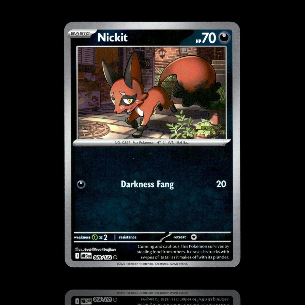 ▸ Nickit | ME01: Mega Evolution | Reverse Holo | 089/132 | NM