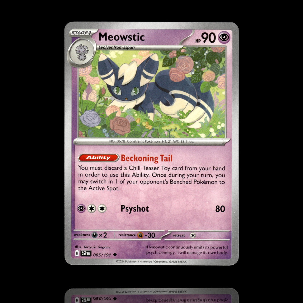 ▸ Meowstic | SV08: Surging Sparks | Uncommon | 085/191 | NM