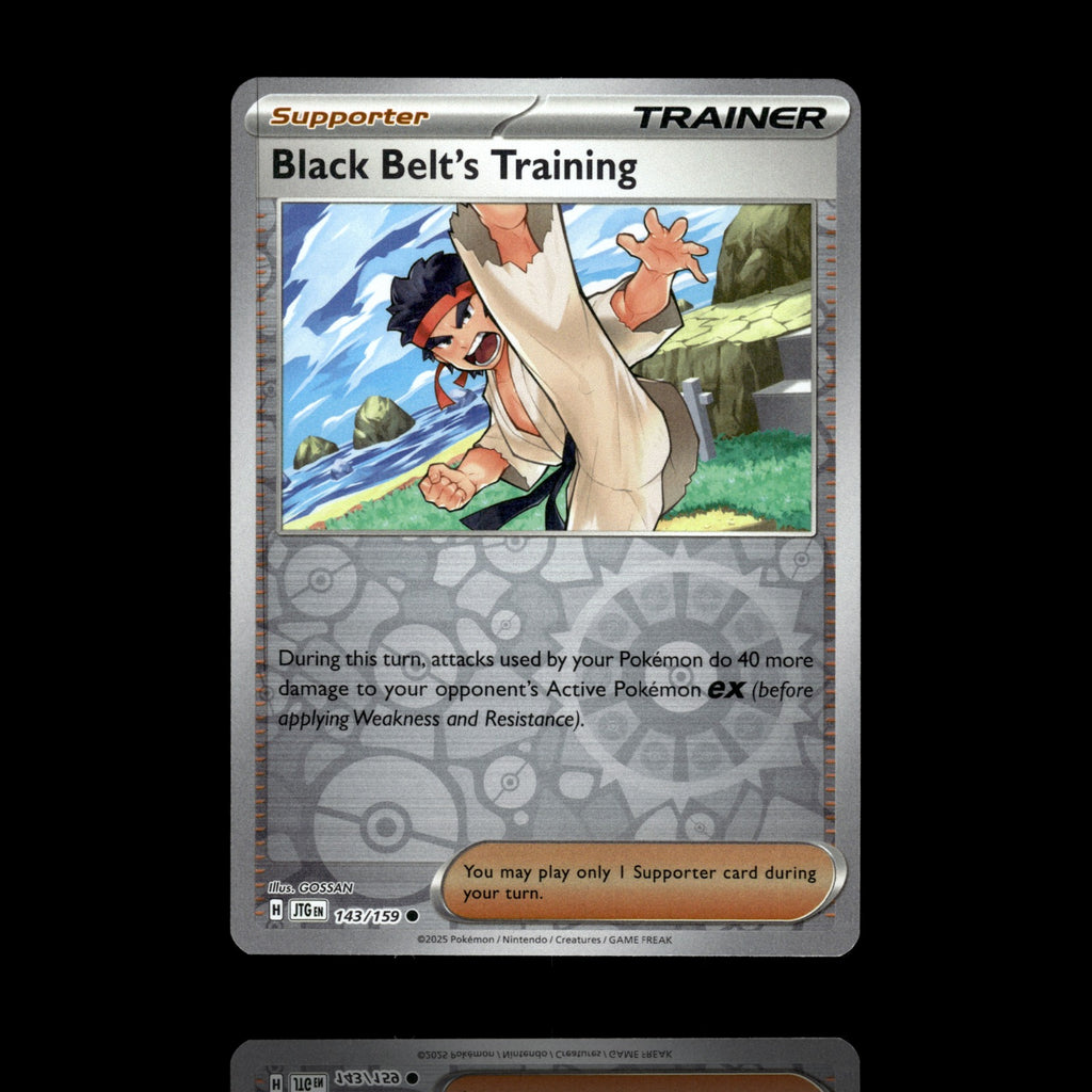 ▸ Black Belt's Training | SV09: Journey Together | Reverse Holo | 143/159 | NM