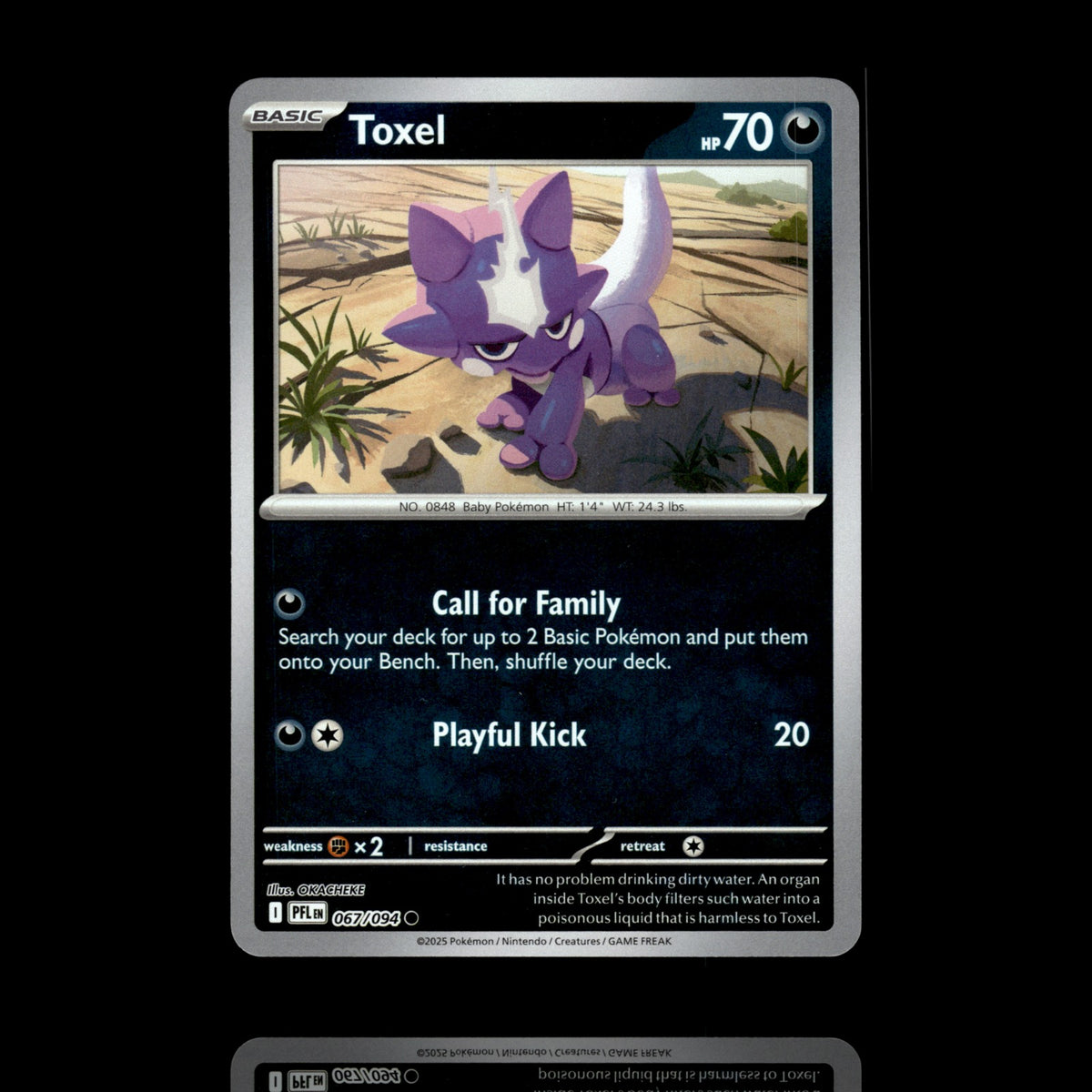 ▸ Toxel | ME02: Phantasmal Flames | Reverse Holo | 067/094 | NM