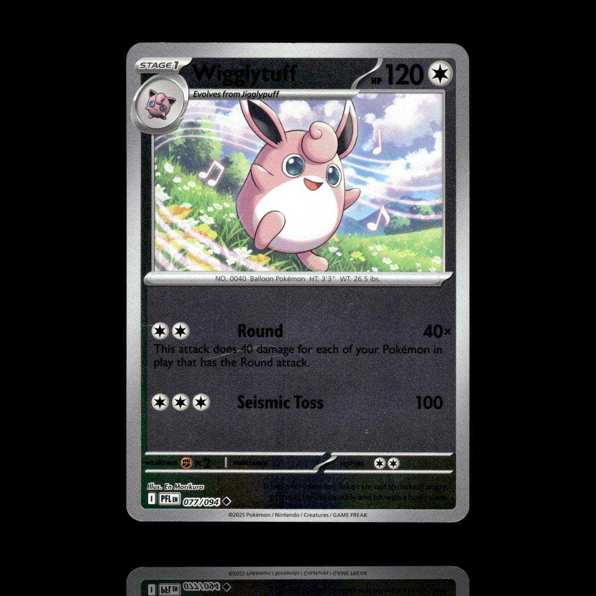 ▸ Wigglytuff | ME02: Phantasmal Flames | Reverse Holo | 077/094 | NM