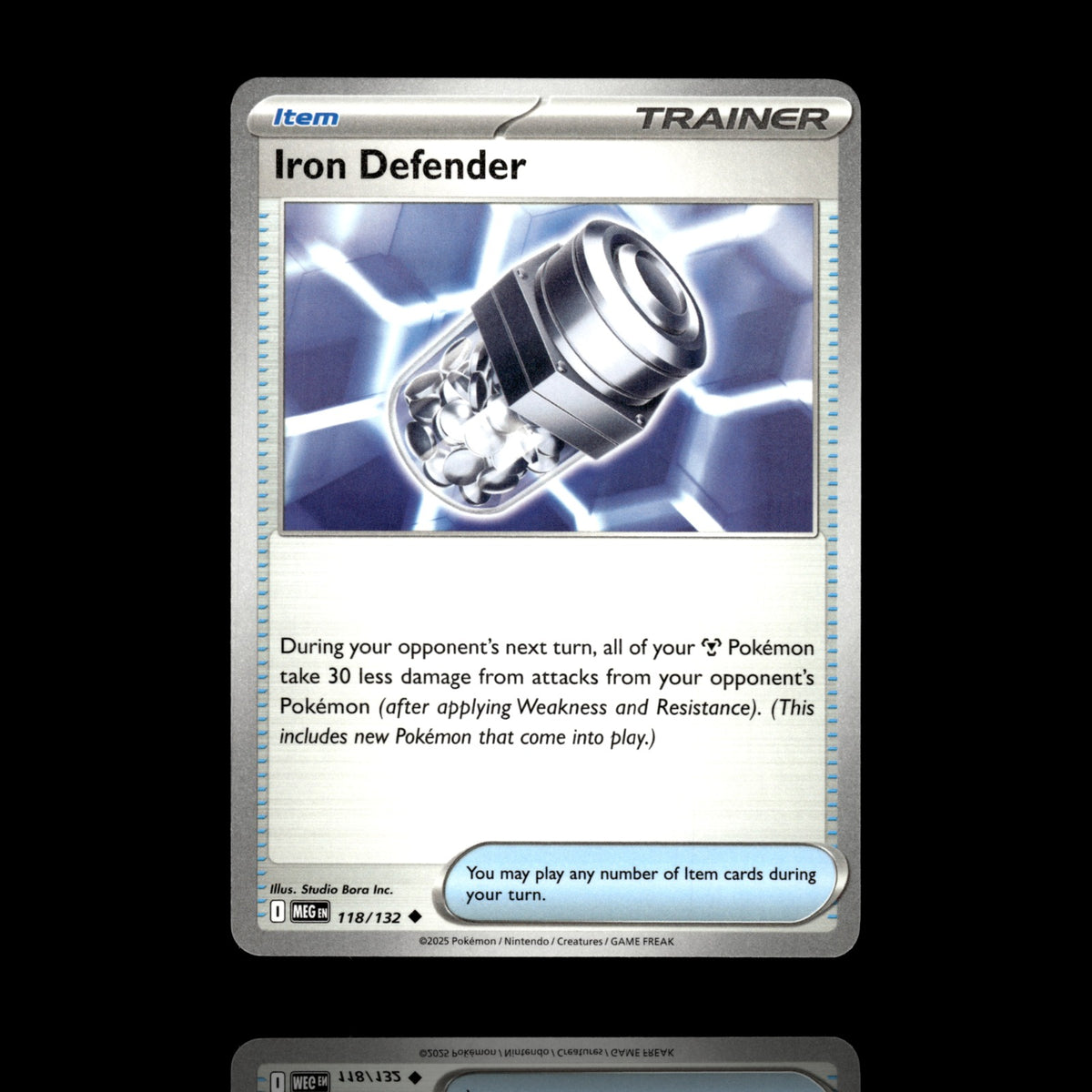 ▸ Iron Defender | ME01: Mega Evolution | Uncommon | 118/132 | NM