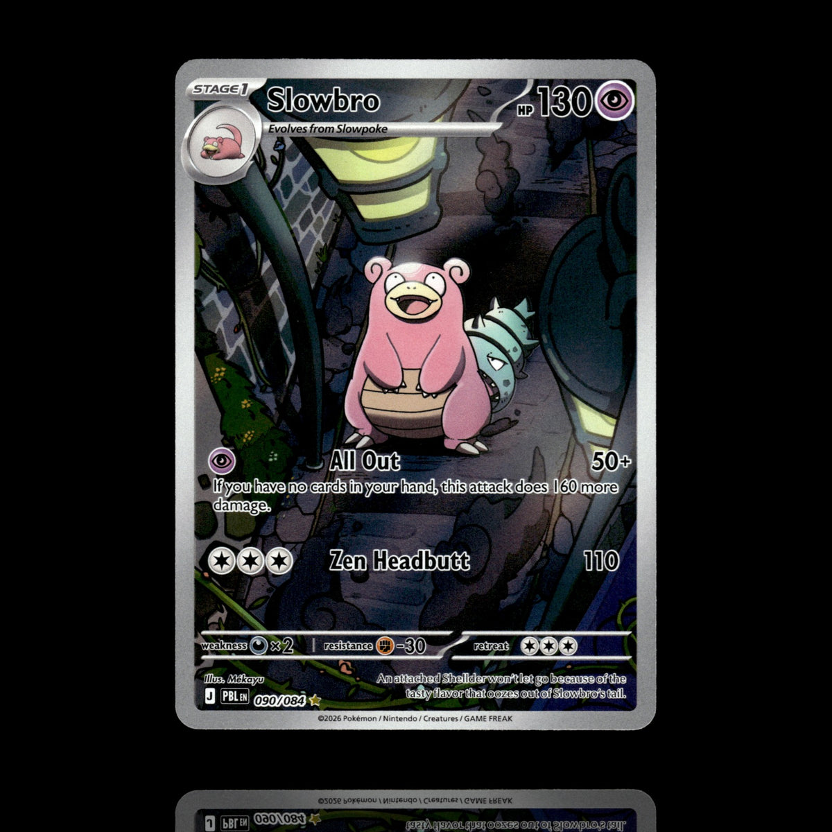 ▸ Slowbro | ME05: Pitch Black | Illustration Rare | 090/084 | NM