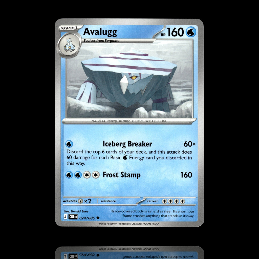 ▸ Avalugg | ME04: Chaos Rising | Uncommon | 024/086 | NM