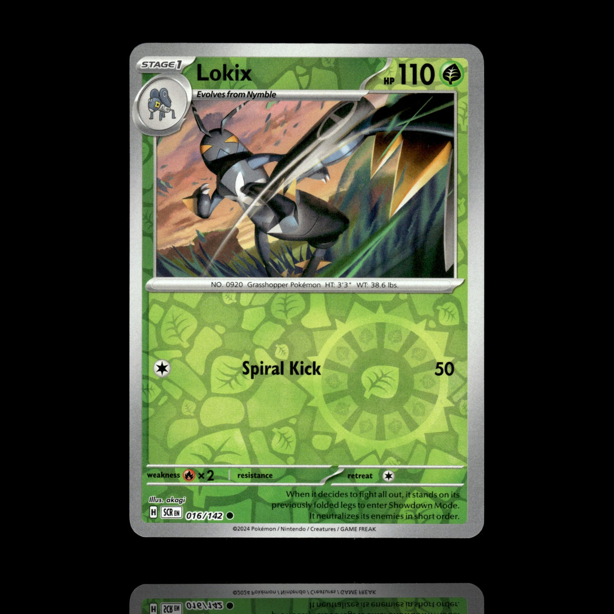 ▸ Lokix | SV07: Stellar Crown | Reverse Holo | 016/142 | NM