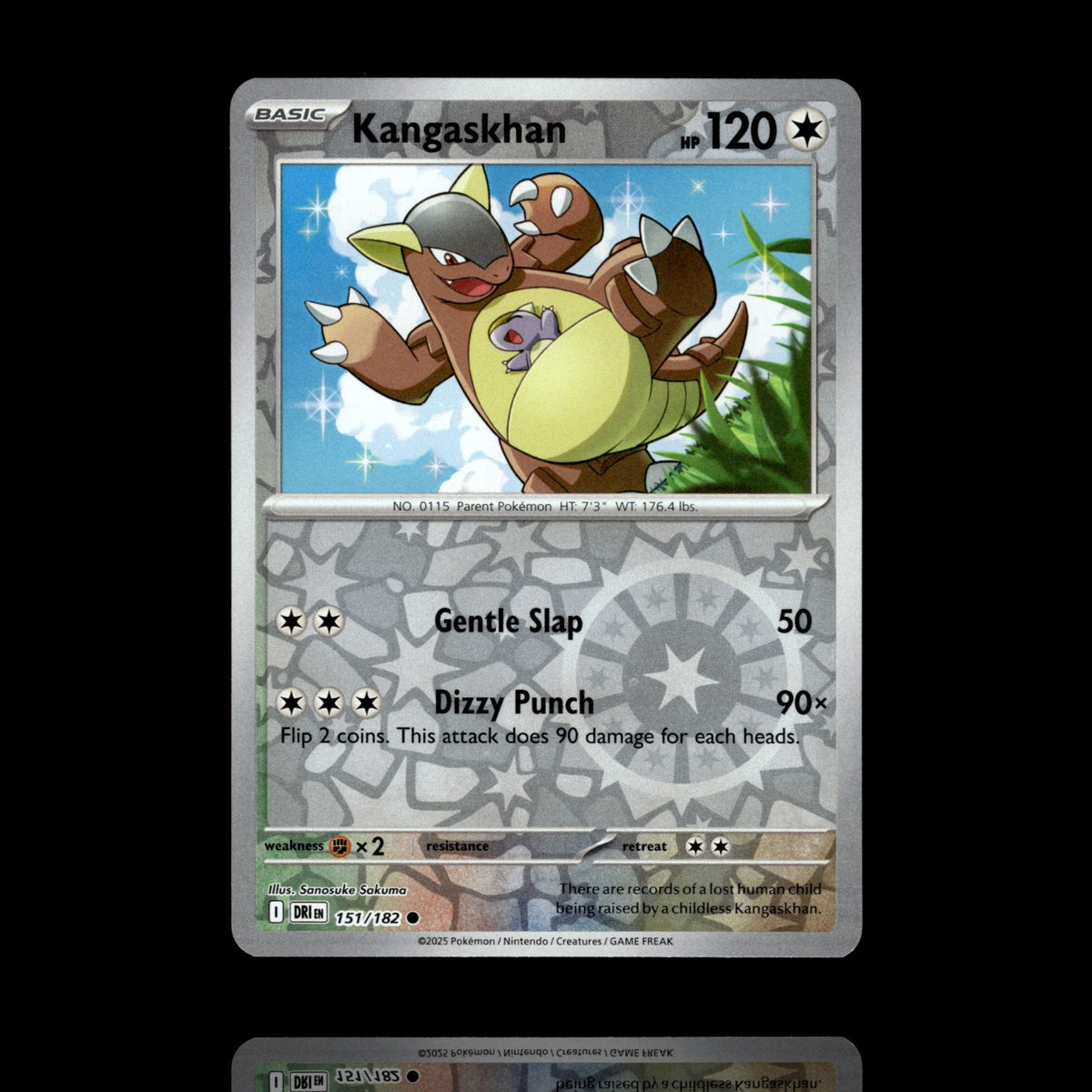 ▸ Kangaskhan | SV10: Destined Rivals | Reverse Holo | 151/182 | NM