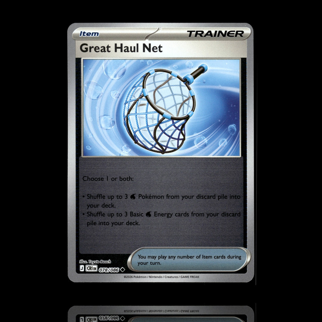 ▸ Great Haul Net | ME04: Chaos Rising | Reverse Holo | 078/086 | NM